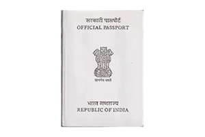 Types Of Indian Passports Ordinary White Diplomatic Orange