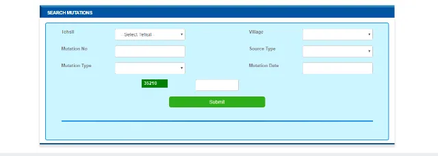 Jamabandi Mutation Orders Online