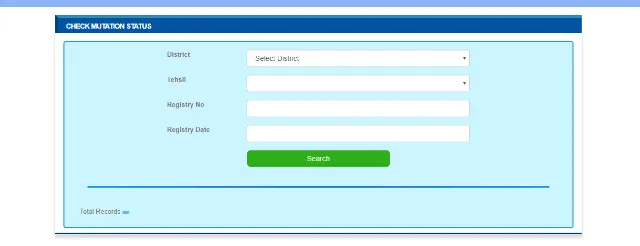 Jamabandi Mutation Status Online