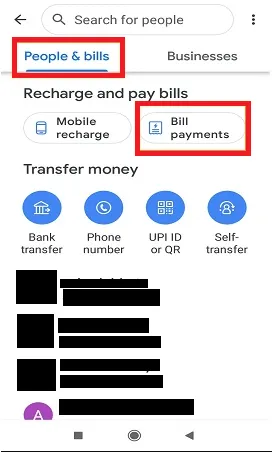 Choose Bill Payment
