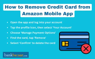 How to remove credit card from Amazon app