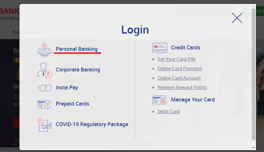 RBL Credit Card Net Banking
