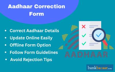 Aadhaar Correction Form