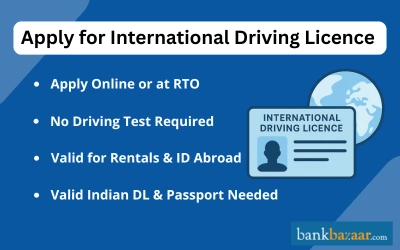Apply for International Driving Licence