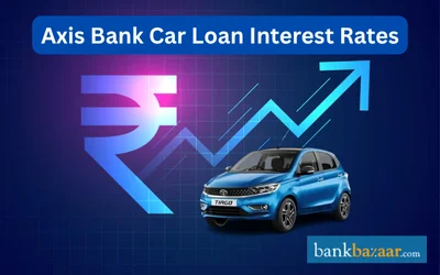 Axis Bank car loan interest rates with rate breakdown