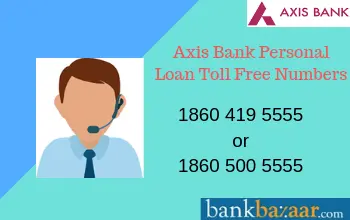Axis bank Personal Loan Customer Care