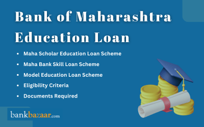 Bank of Maharashtra education loan for higher studies