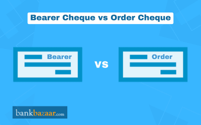 Bearer cheque vs order cheque