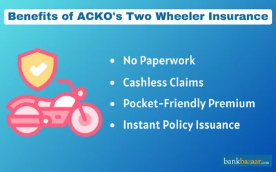 Benefits of acko bike insurance