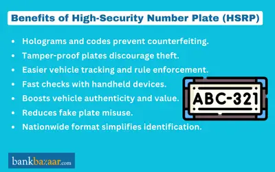 benefits of hsrp plates