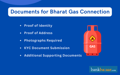 List of documents needed for Bharat Gas new connection