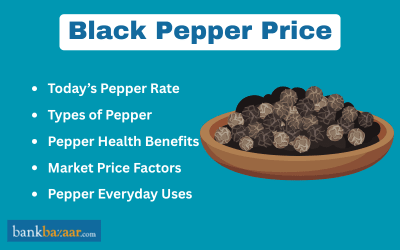 Black Pepper Price Today