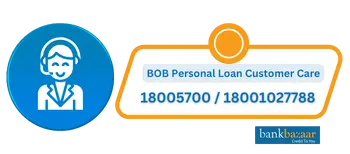BOB Personal Loan Customer Care Number
