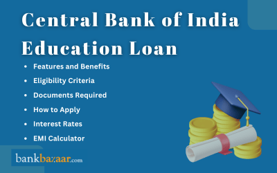 Central Bank of India education loan for students