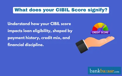 cibil score significance