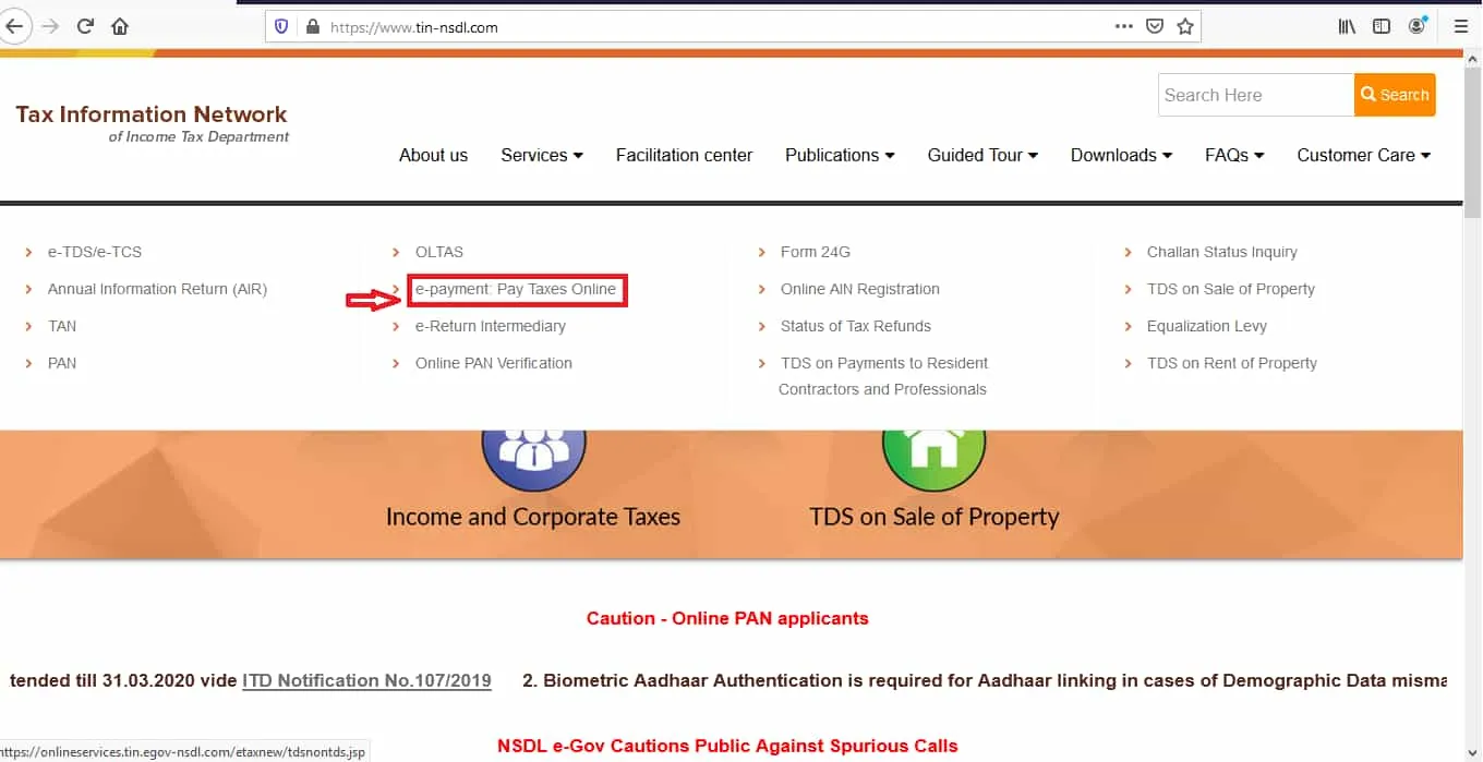 TDS Payment How to Make TDS Online Payment?