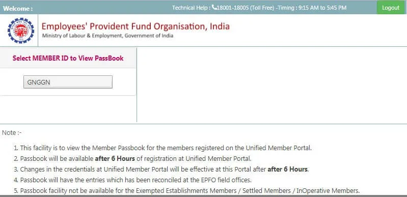 Select Member ID