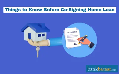 co-signing home loan