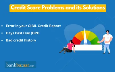 credit score problems and solutions