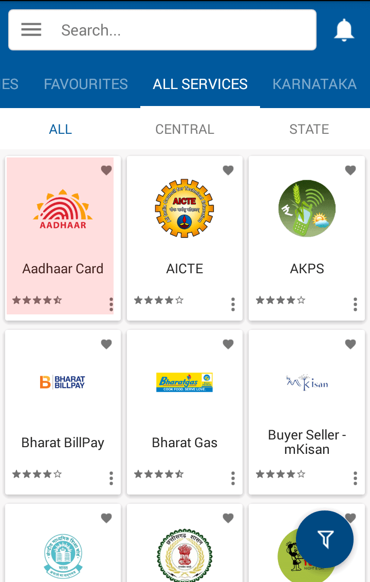 Download Aadhaar from UMANG App