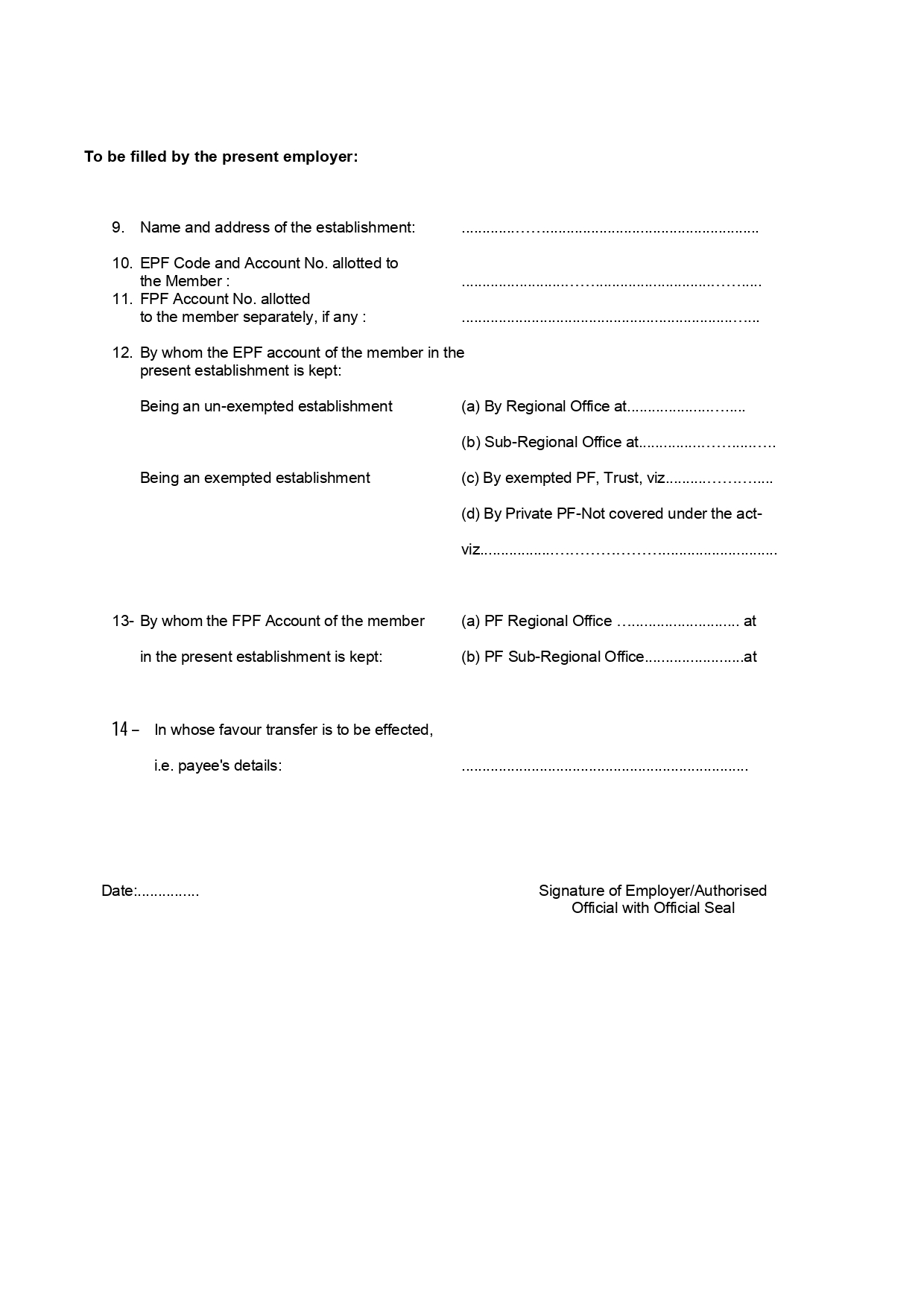 Form 13 (Page 2)