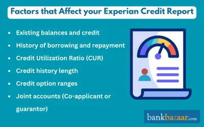 factors effecting experian credit score
