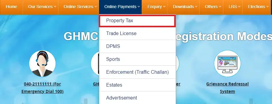 How To Pay Ghmc Tax Online