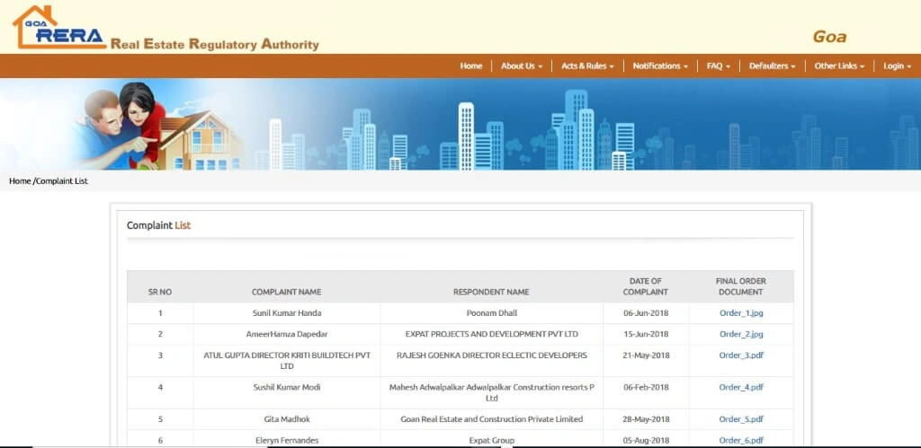 Click on Defaulters