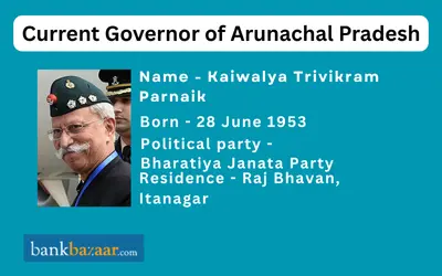 Current Governor of Arunachal Pradesh