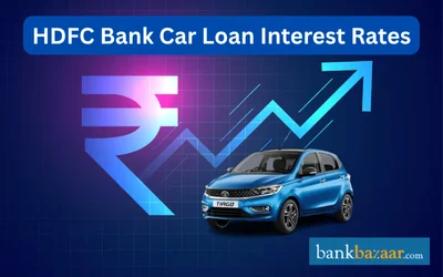 HDFC Bank car loan interest rates for new vehicle loans