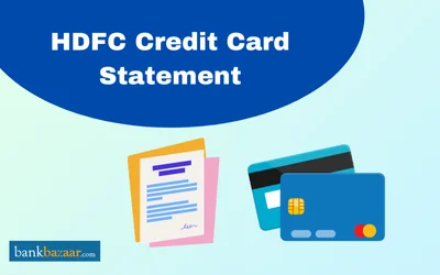 hdfc credit card statement