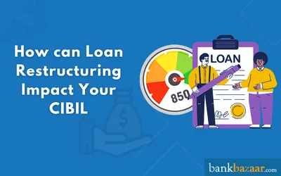 loan restruction impact on CIBIL