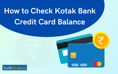 kotak credit card balance check