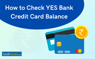 yes bank credit card balance check