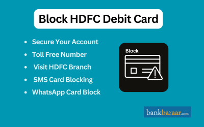 Block HDFC Debit Card