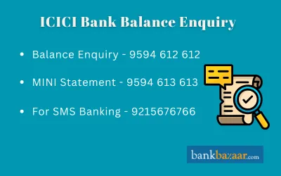 ICICI Bank Balance Enquiry