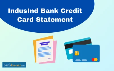 indusind bank credit card statement