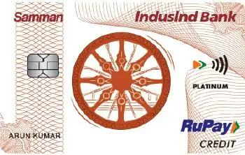 indusind samman rupay card