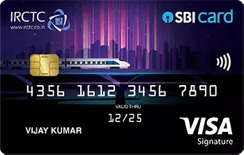 irctc sbi card premier for travelling