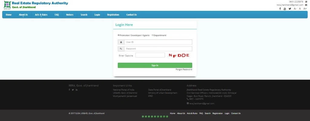 Click on Login