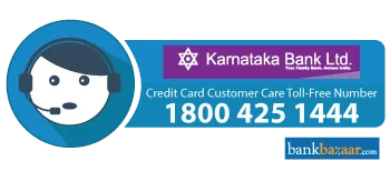 karnataka Bank Credit Card Toll free Number