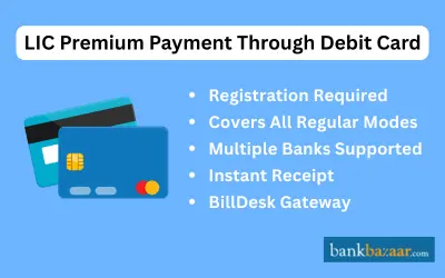 LIC Premium Payment through debit card