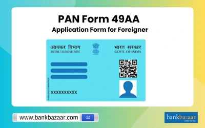 Pan form 49AA application form for foreigner