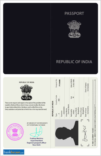 indian passport inside pages