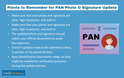 PAN Card Photo and Signature Change