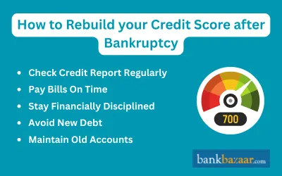 credit score score after bankruptcy