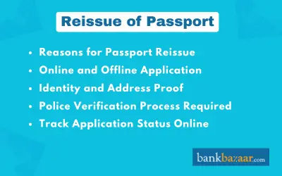 Reissue of Passport