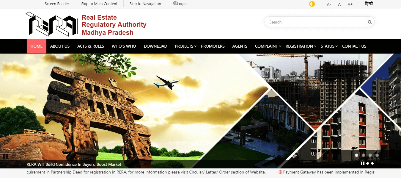 Login to the website