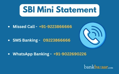 SBI Mini Statement