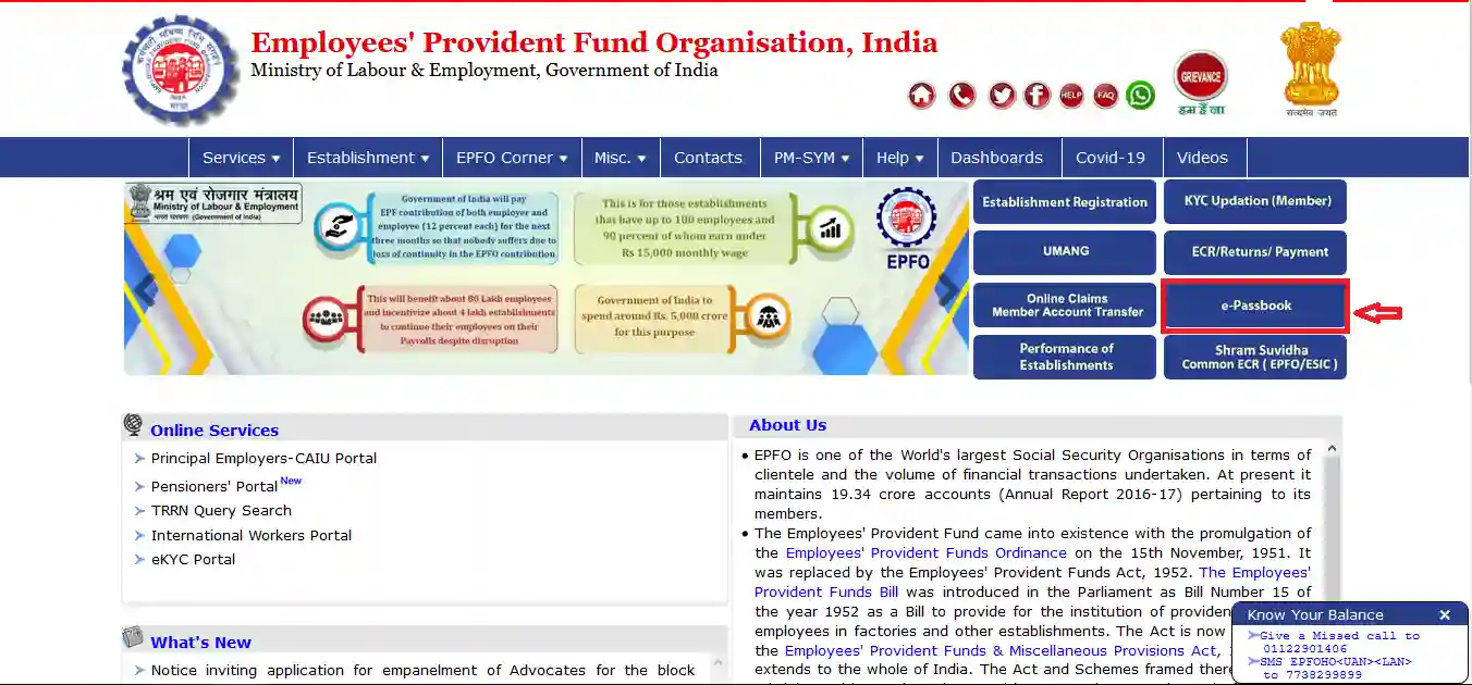 EPFO Passbook Online 2024 Download Process & Benefits